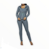 2 pcs jogger set with hood