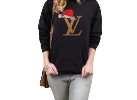 LV Inspired Christmas Sweatshirt