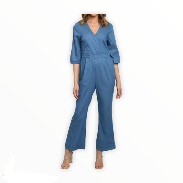 Blue Denim Jumpsuit WOmen Fashion