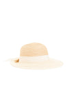 Sun Hat With Natural Stripped Head Cloche