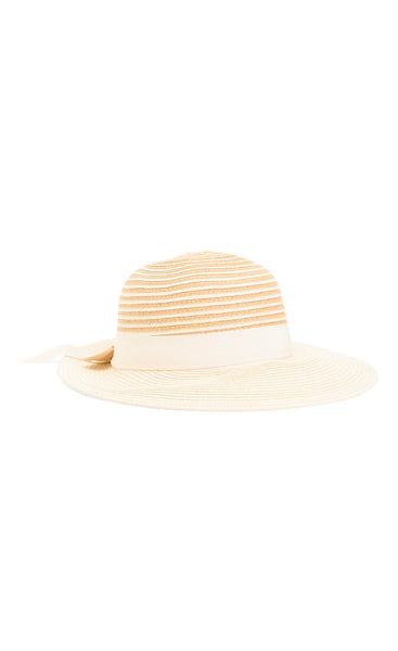 Sun Hat With Natural Stripped Head Cloche
