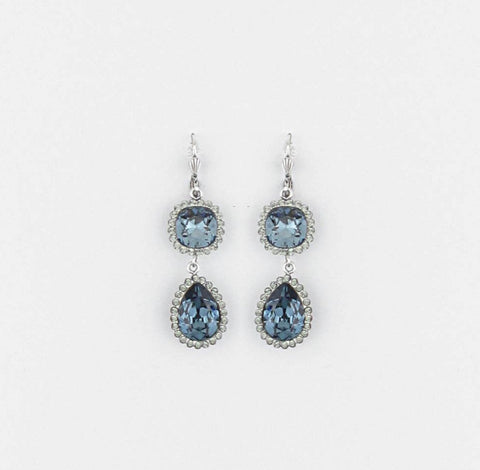 Silver Dangling Earrings La Vie Parisienne