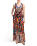 Maxi Embellished Dress Women