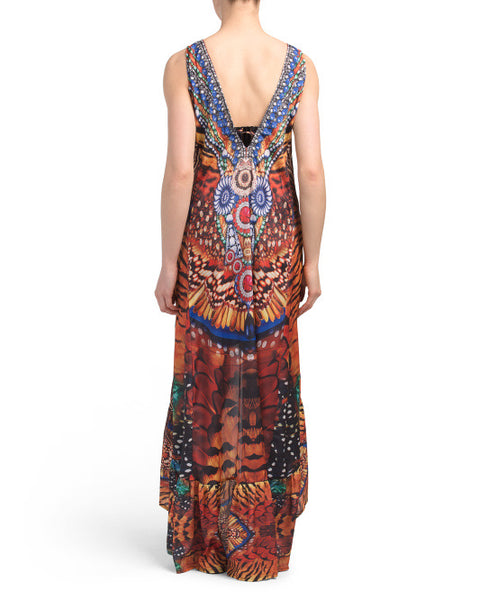 Maxi Embellished Dress Women