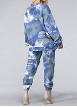 Load image into Gallery viewer, Tie Dye Pullover Sweatshirt Set Women
