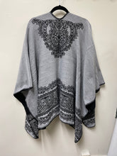 Load image into Gallery viewer, Fashion Poncho Reversible Women