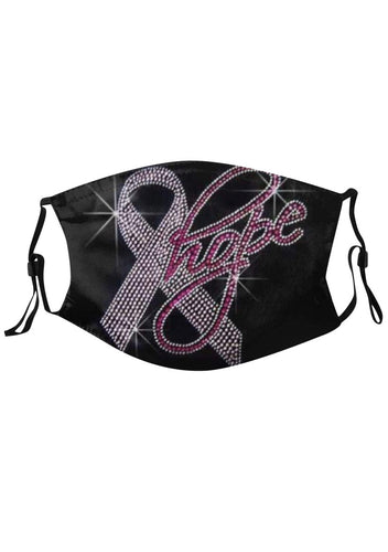 Hope Breast Cancer Awareness Face Mask
