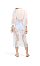 Load image into Gallery viewer, Long Lace Crochet Kimono Cover-Up Women