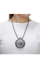 Load image into Gallery viewer, Bohemian Statement Necklace Silver Tone