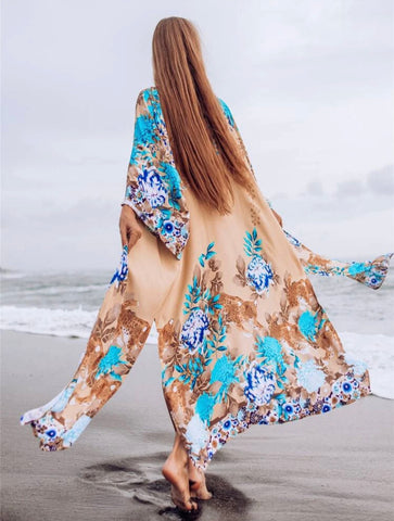 Kimono Cover Up Floral Women