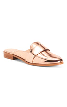 Load image into Gallery viewer, Slip On Metallic Loafer Mules