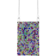 Load image into Gallery viewer, Multicolor Rhinestone Cell Phone Pocket