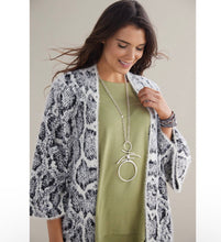 Load image into Gallery viewer, Exotic Open Long Cardigan Sweater