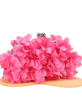 Load image into Gallery viewer, Hot Pink Clutch Floral Bag