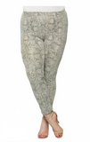 Snake Skin Pants Plus Size