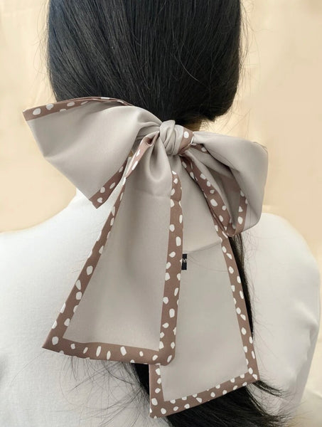 Bow Knot Scrunchie Scarf