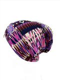 Abstract Pattern Print Turban Hats