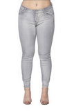 Basic Grey Jeans Plus Sizes