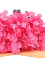 Load image into Gallery viewer, Hot Pink Clutch Floral Bag