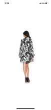 Load image into Gallery viewer, Desigual Coat Black And White Trench Coat