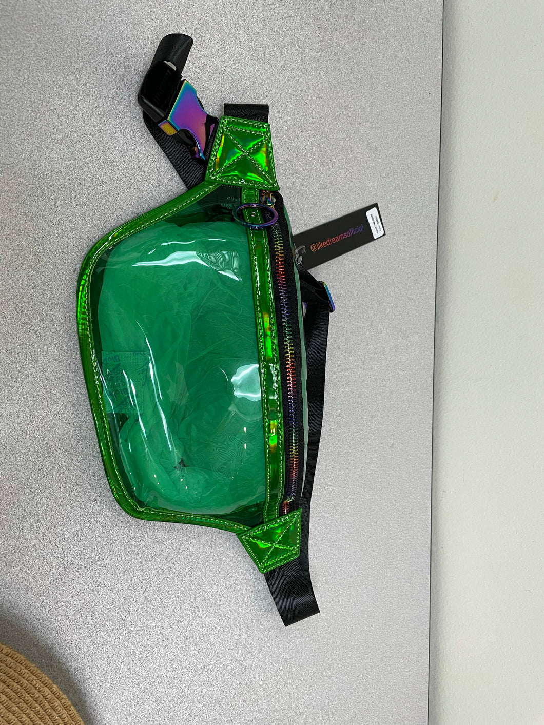 Green Waist Bag Handbag
