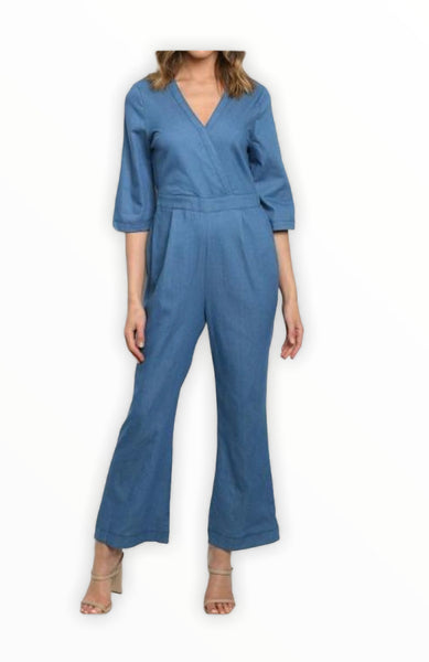 Blue Denim Jumpsuit WOmen Fashion