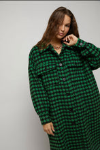 Load image into Gallery viewer, Houndstooth Button Down Me Jacket Women