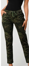 Load image into Gallery viewer, Joggers, camo pants drawstring waist, loose fitting