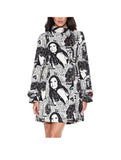 Desigual Coat Black And White Trench Coat