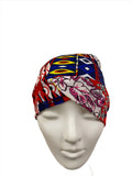Abstract Pattern Print Turban Hats