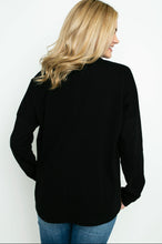 Load image into Gallery viewer, Laser Cut Long Sleeve top with stones