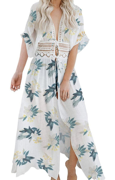 Kimono Cover Up Floral Women