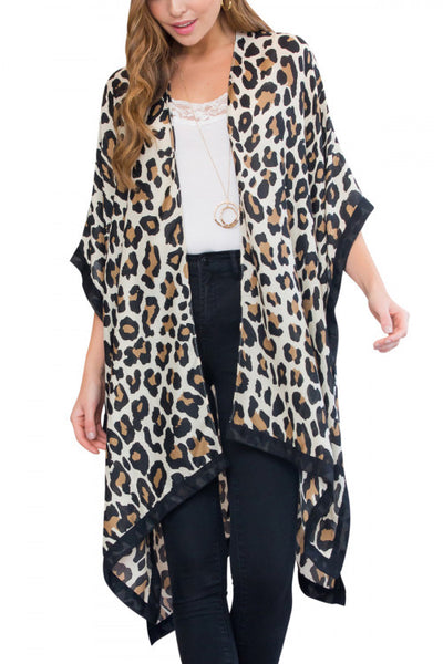 Leopard Print Kimono