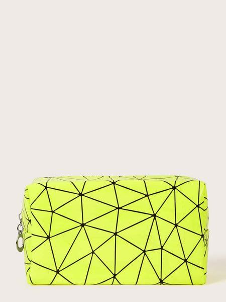 Green cosmetic bag