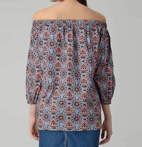 Off-Shoulder Cotton Top