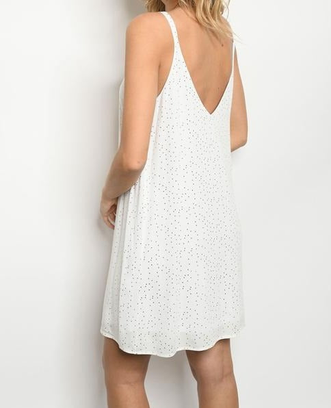 Polka Dot Sleeveless Dress Occasion