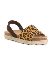 Load image into Gallery viewer, Leopard Leather Espadrilles